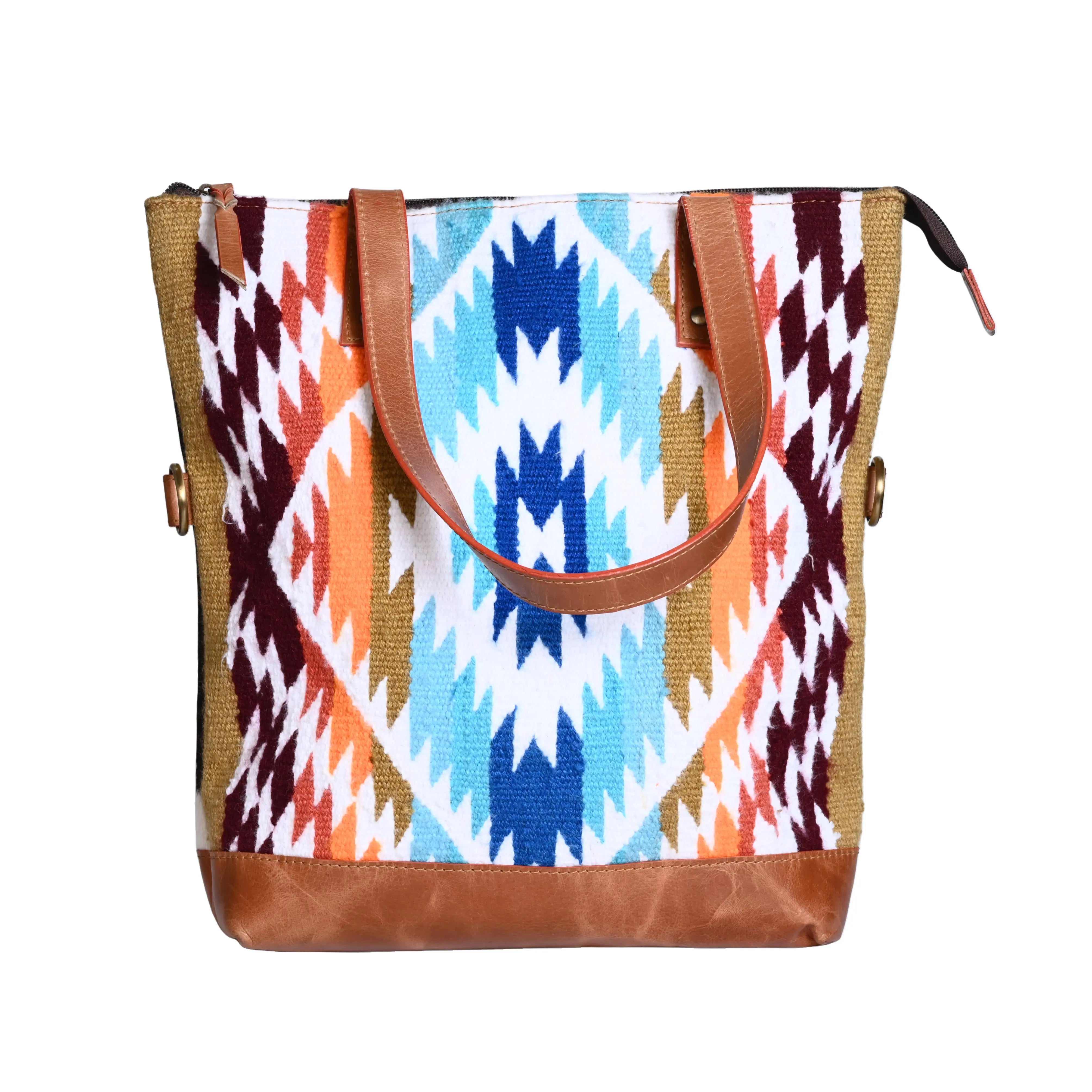 cowhide tote