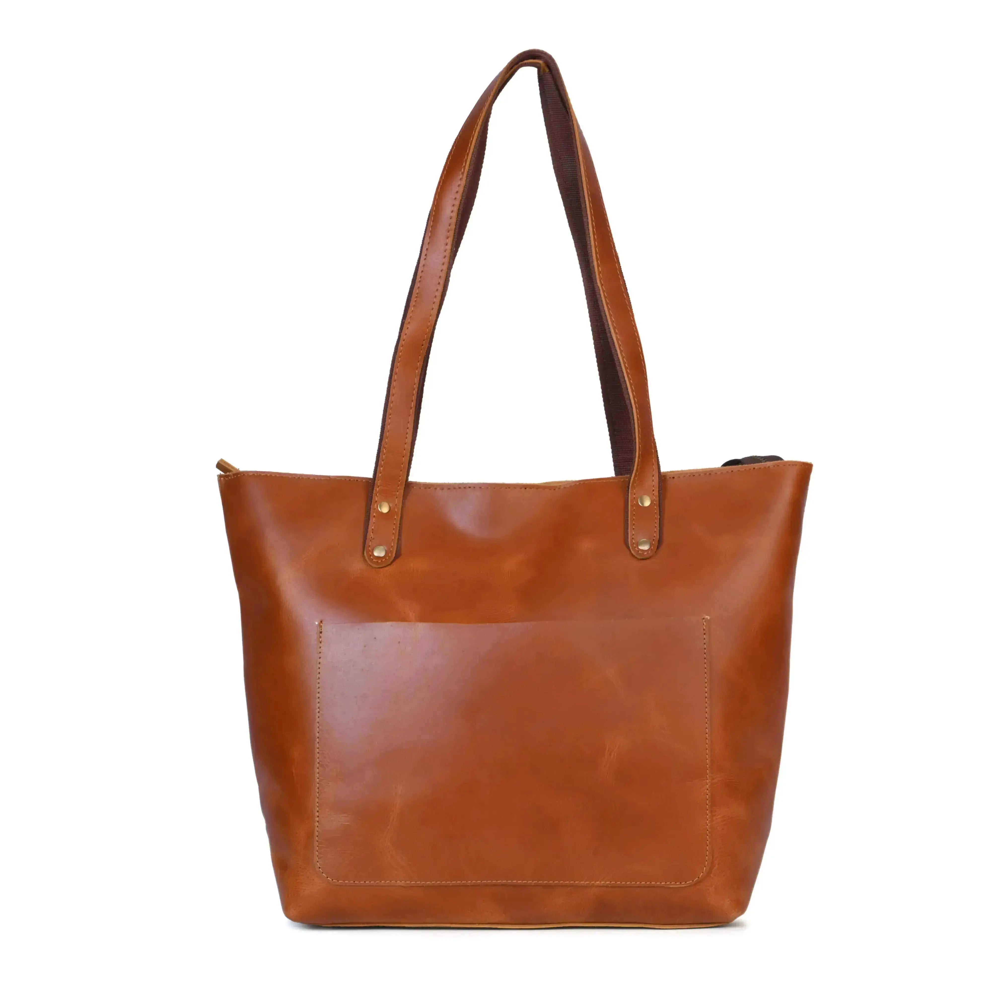 Vintage Genuine Leather Tote - abitoamerica