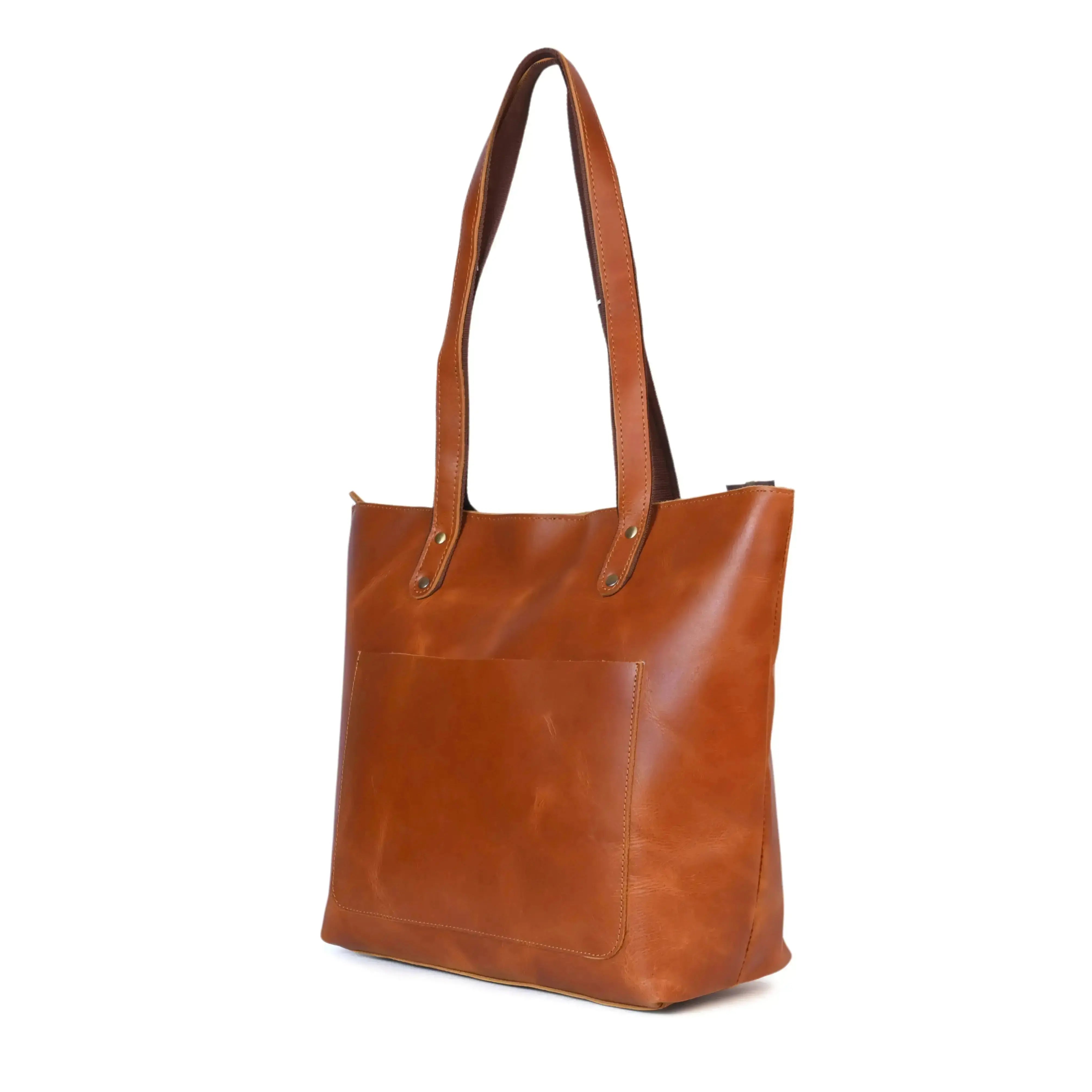 Vintage Genuine Leather Tote - abitoamerica