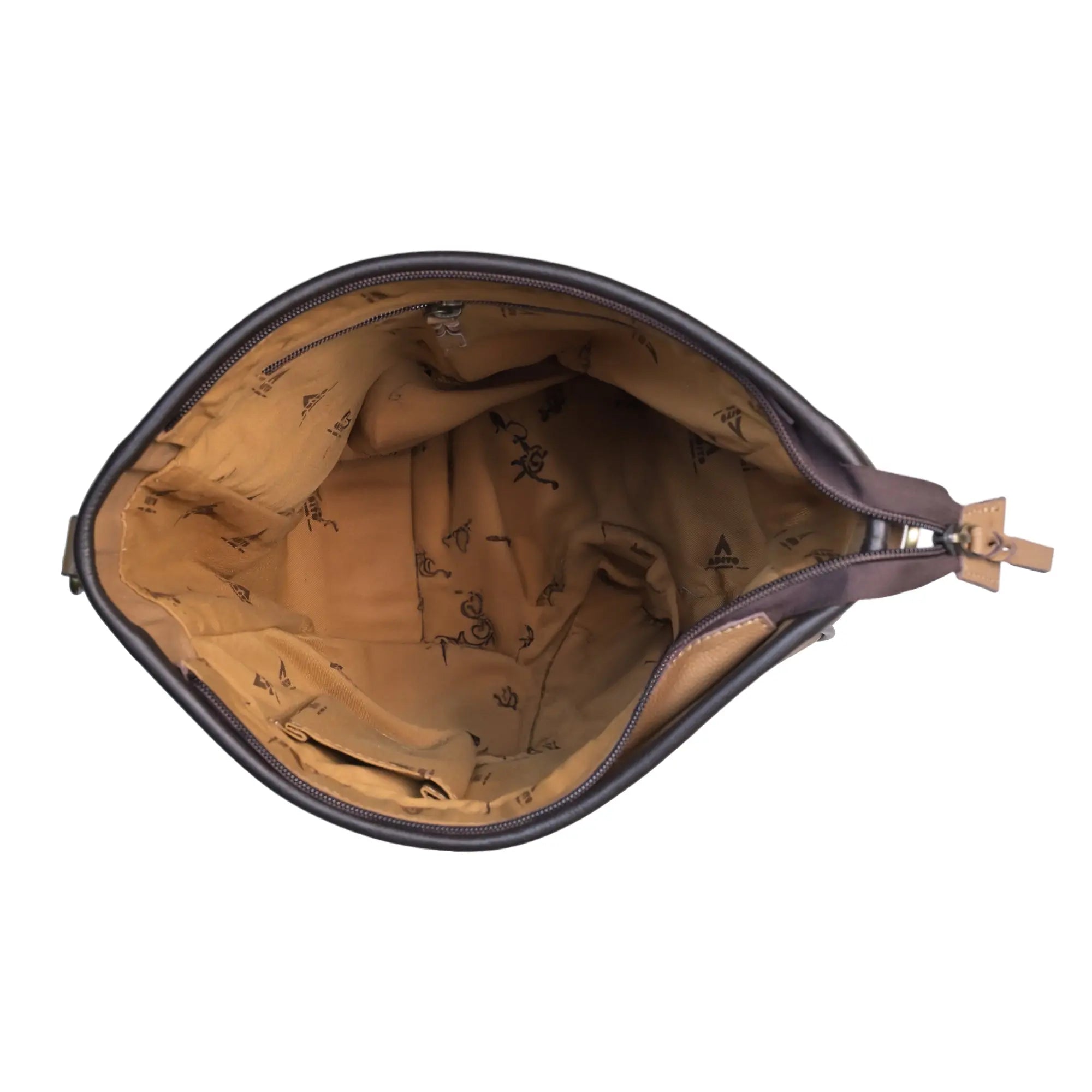 Western Hand-Tooled Genuine Leather Bag for Women - abitoamerica