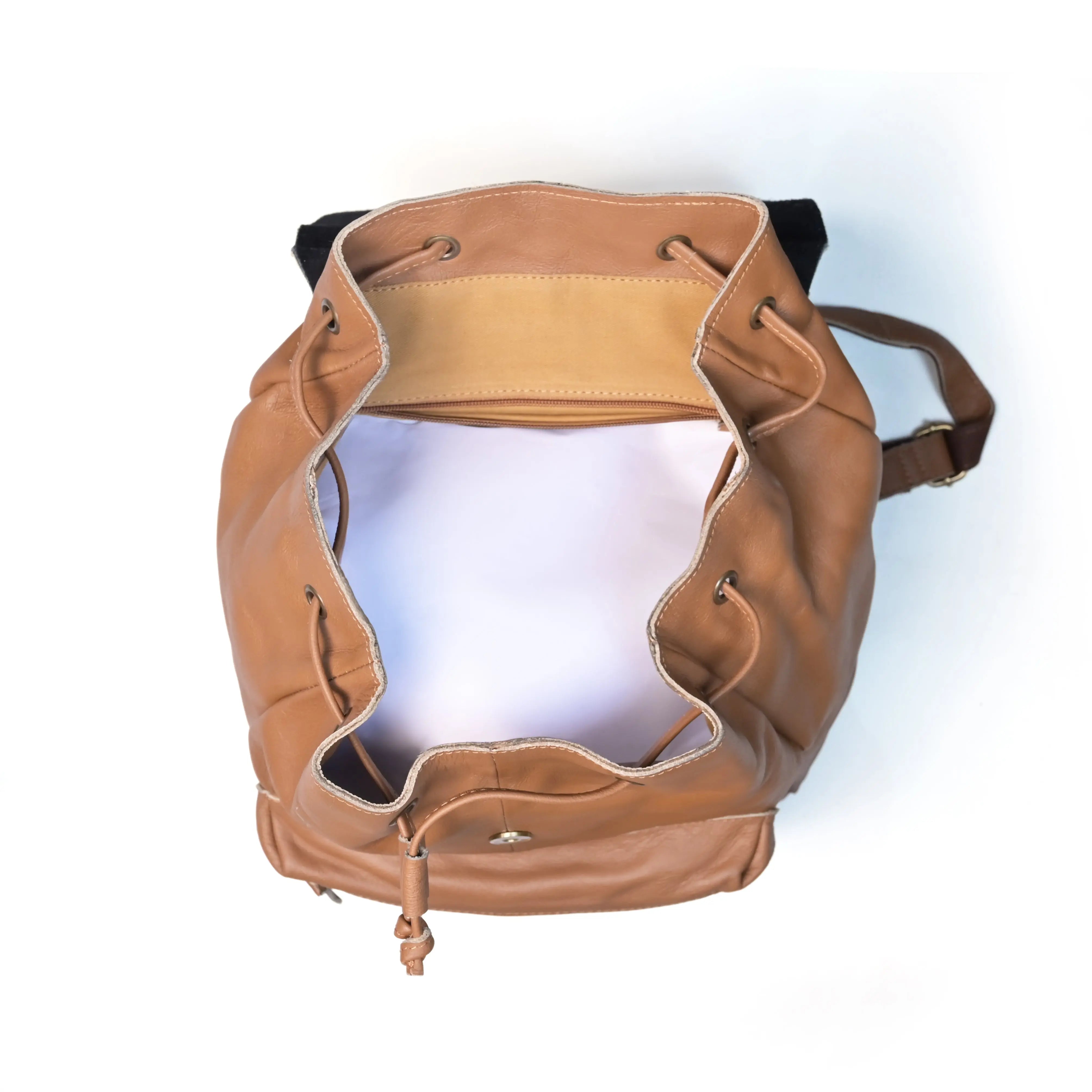 Western Tooled Genuine Leather Backpack - abitoamerica