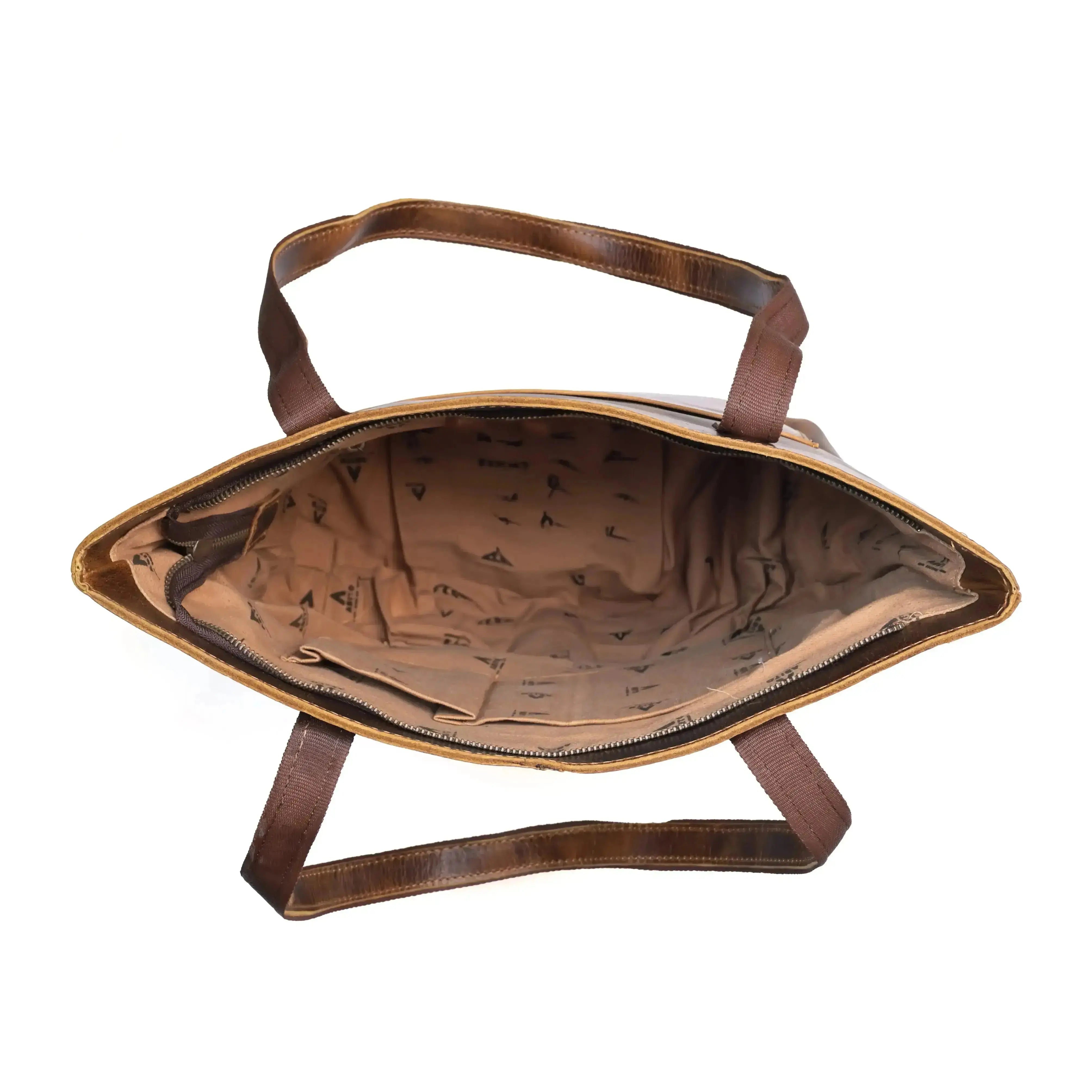 Vintage Genuine Leather Tote - abitoamerica