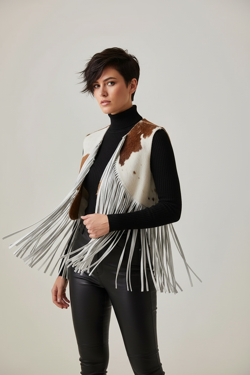 Cowgirl Fringe Vest – Bold Hide, Big Movement