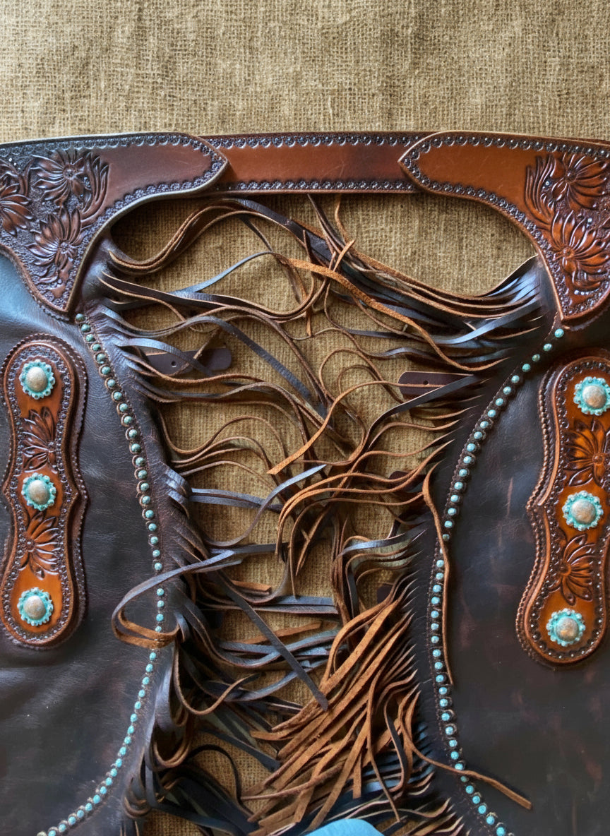 - Luxury Handcrafted Western Riding Chinks & Chaps – Designed for Show, Built for the Trail