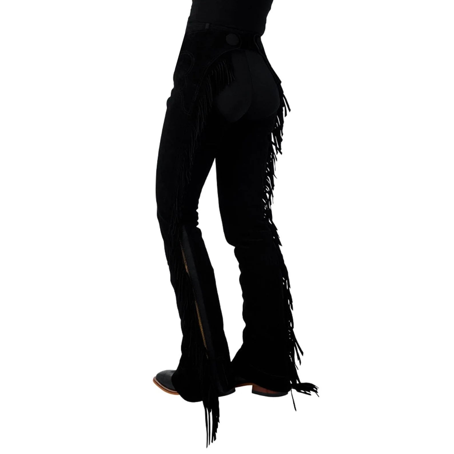 Luxury Fringed Chaps – Handmade in Soft Leather