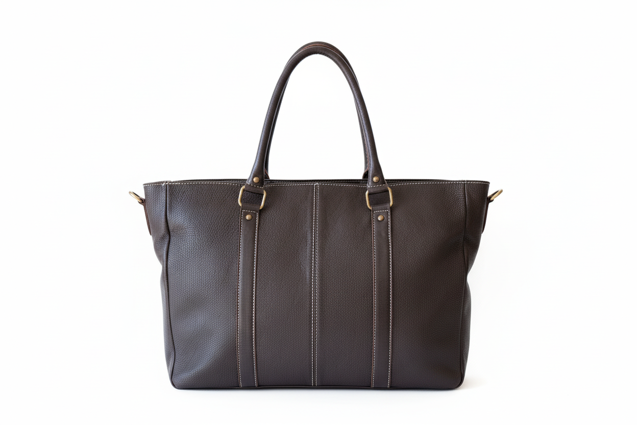 Handcrafted Cowhide Leather Tote – Unique Western Style