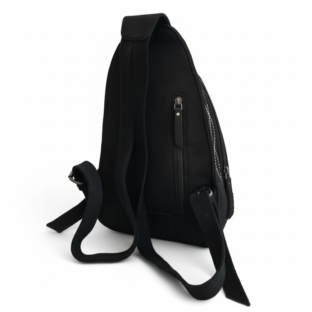 Women's Leather Backpack Purse – Suede Cowhide Small Western Backpack, Handmade Boho Bag