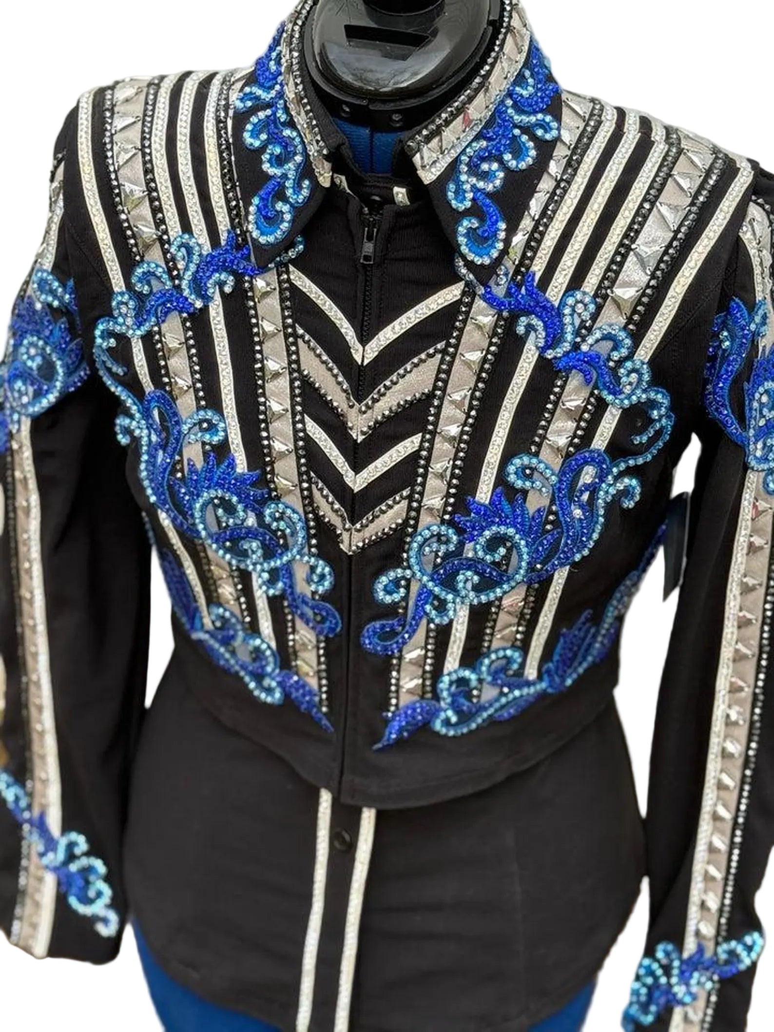 Western showmanship jacket: custom Rodeo Queen horsemanship Shirt