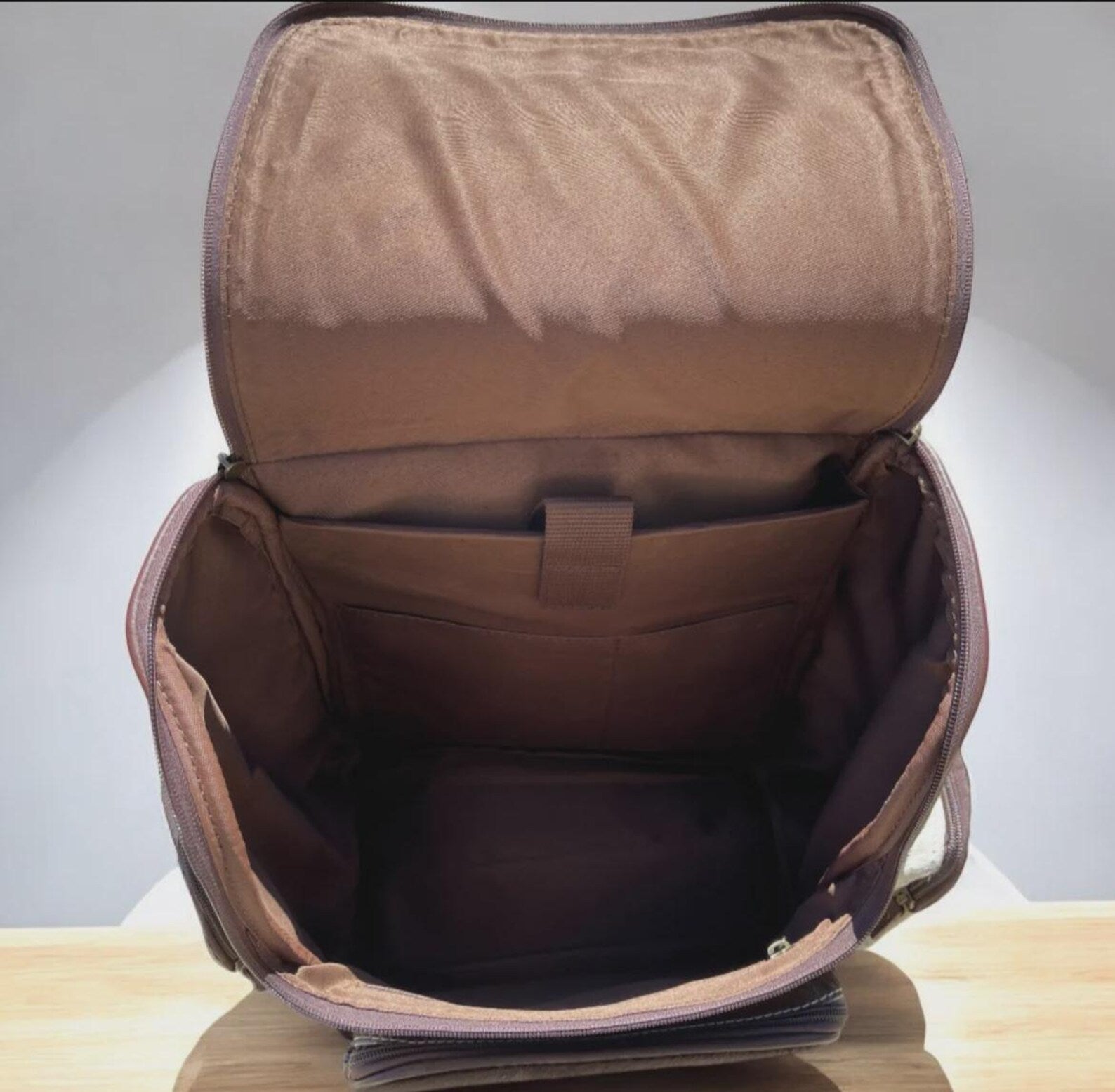 Tooled Leather Turquoise Checker & cowhide Backpack - Western Style Hair on Backpack