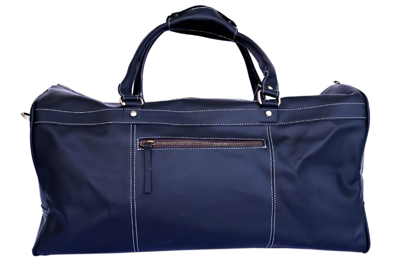 Genuine Leather Tan Duffle Bag